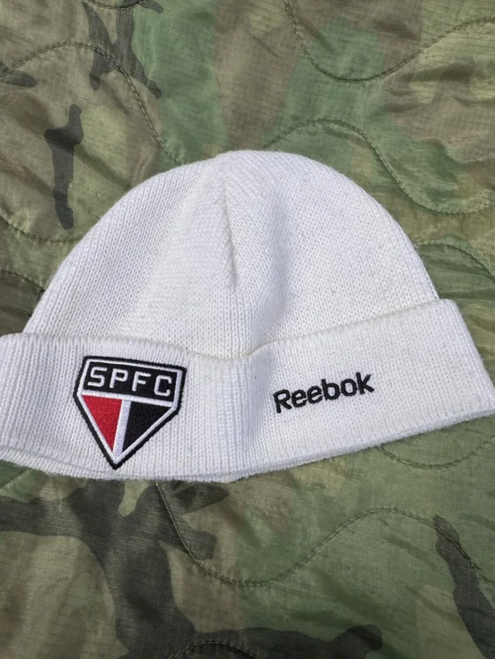 Reebok Sao Paulo FC SPFC Beanie White